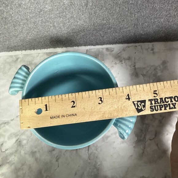 Fiesta Fiestaware Turquoise Blue Sugar Bowl Vintage Original 1930’s Read Desc. - Picture 7 of 7